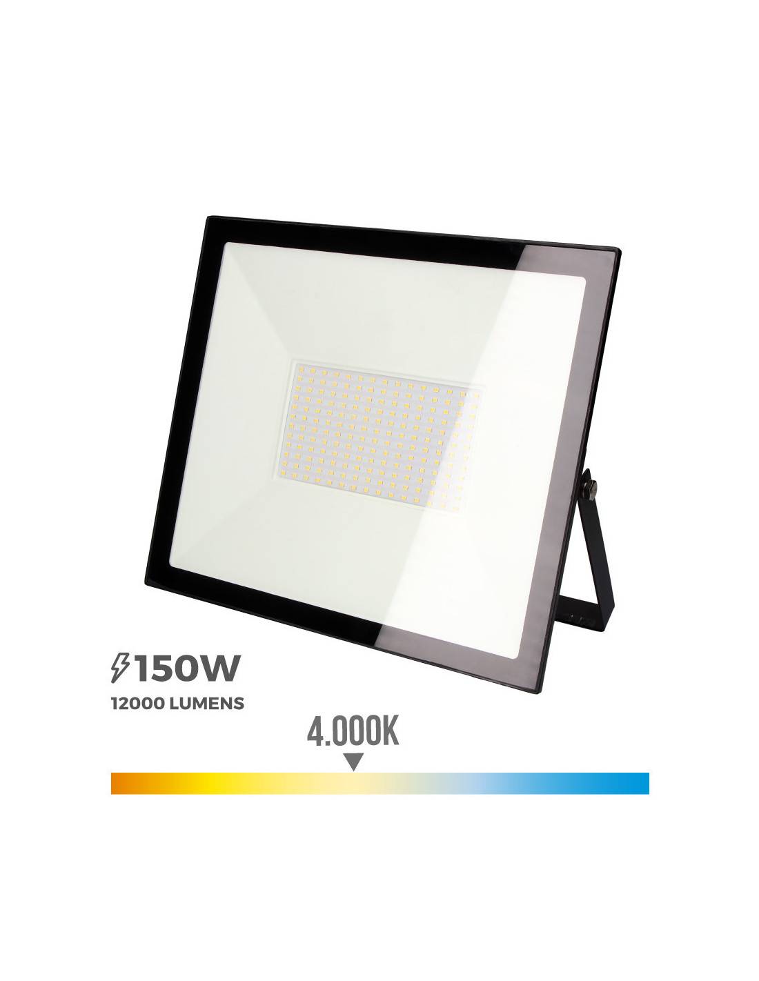 Projecteur Led 150w Edm éclairage Puissant 12000lm, Lumière Du Jour 4000k - Edm-0
