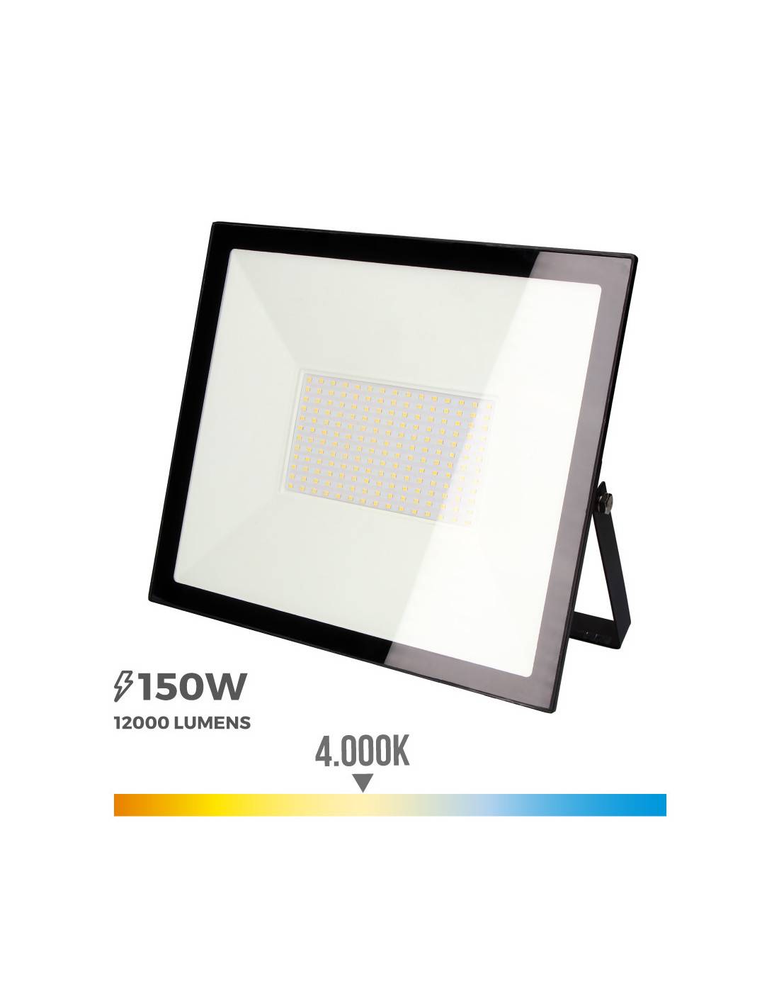 Projecteur Led 150w Edm éclairage Puissant 12000lm, Lumière Du Jour 4000k - Edm-2