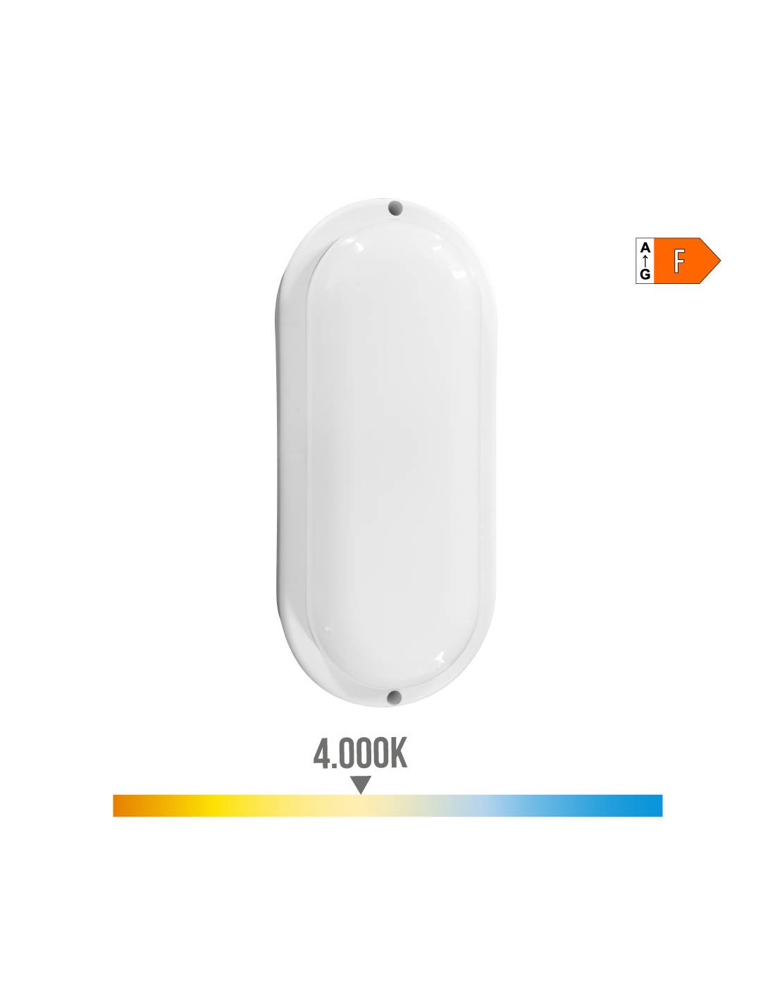 Applique Led Ovale Capteur Edm éclairage Led Intelligent Avec Détection De Mouvement - Edm-0