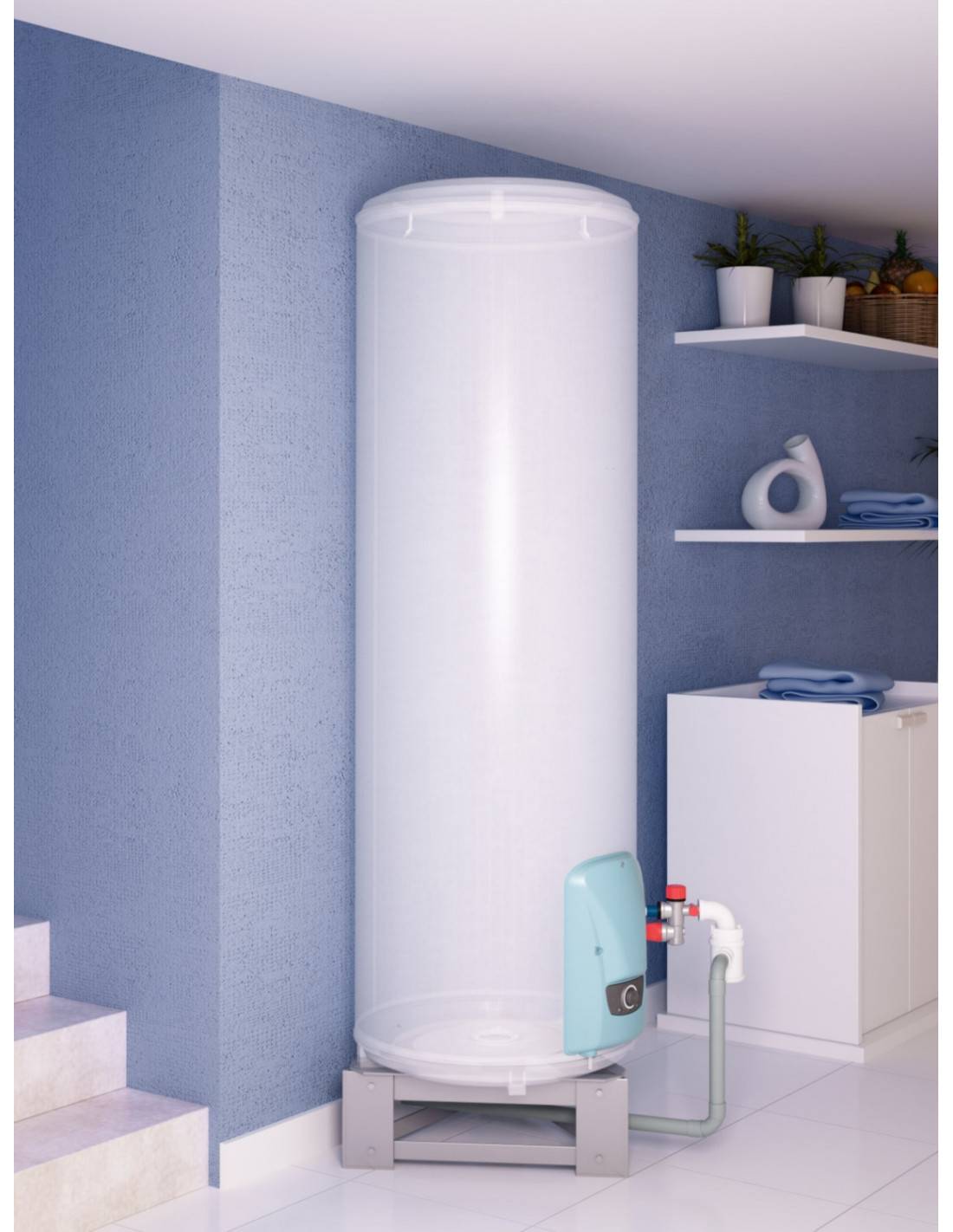 Rehausse Chauffe-eau Atlantic Ajustement De Hauteur Pour Ballons 150-300l - Atlantic-0