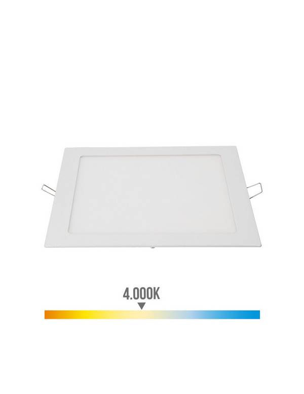 Downlight Led Carré 20w Jour Edm éclairage Puissant Et économique 4000k - Edm