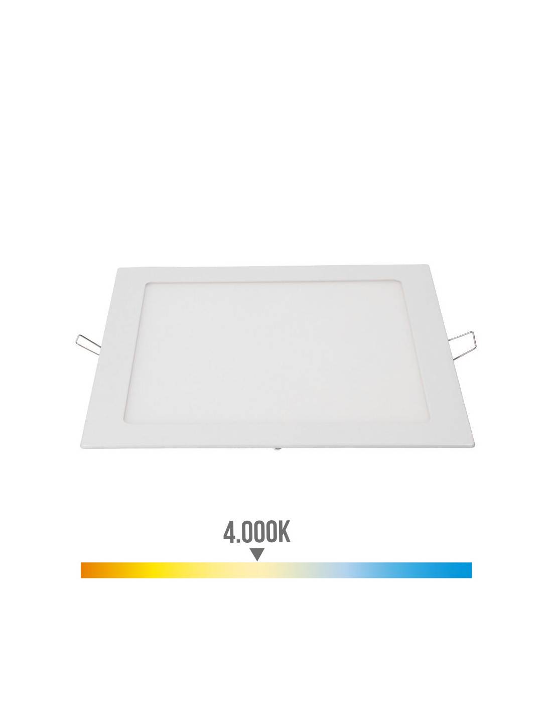 Downlight Led Carré 20w Jour Edm éclairage Puissant Et économique 4000k - Edm-2