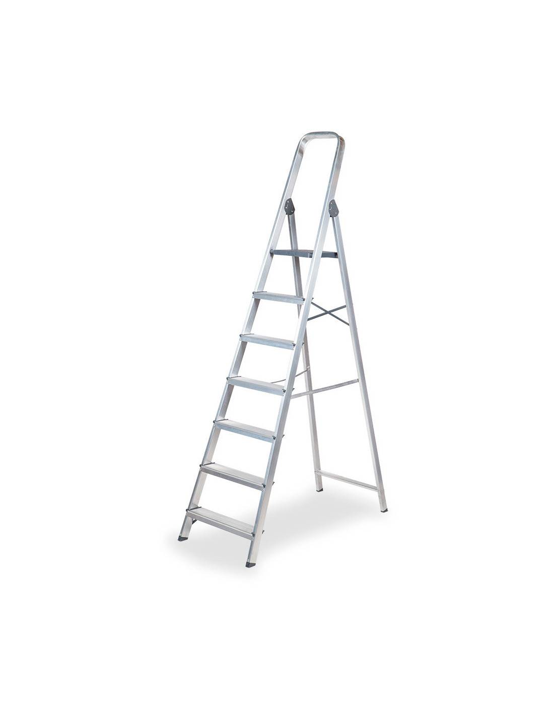 échelle Alu 7 Marches Edm Légèreté Et Stabilité Aluminium - Edm-0