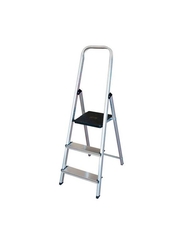 échelle Alu 3 étapes Edm Légère Et Robuste Pour Usage Domestique - Edm
