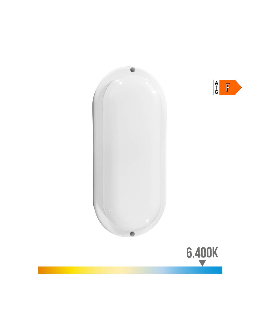 Applique Led Ovale Capteur Edm éclairage Led Intelligent Avec Détection De Mouvement - Edm-0