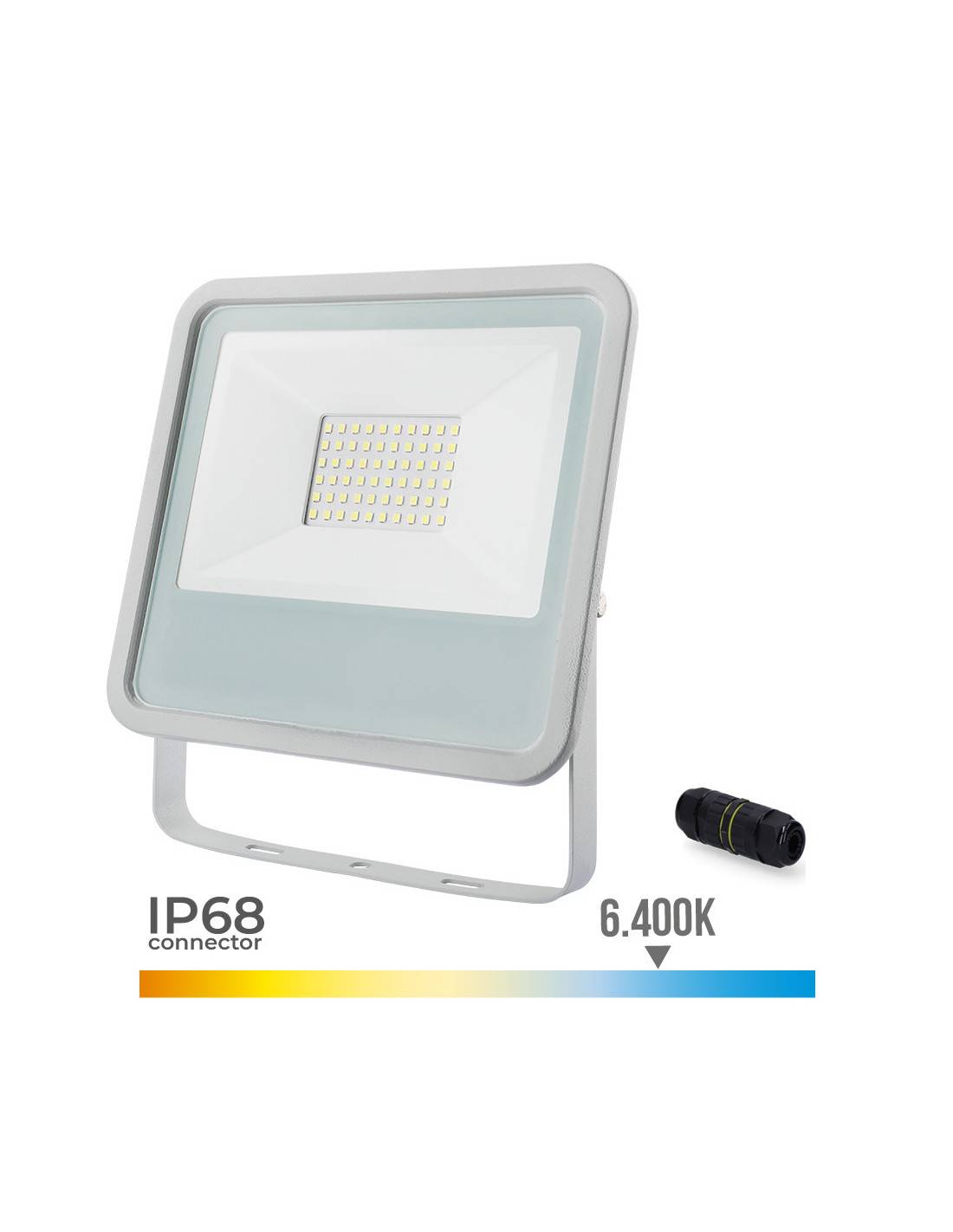Projecteur Led 50w Edm éclairage Puissant Et économique Lumière Froide - Edm-0