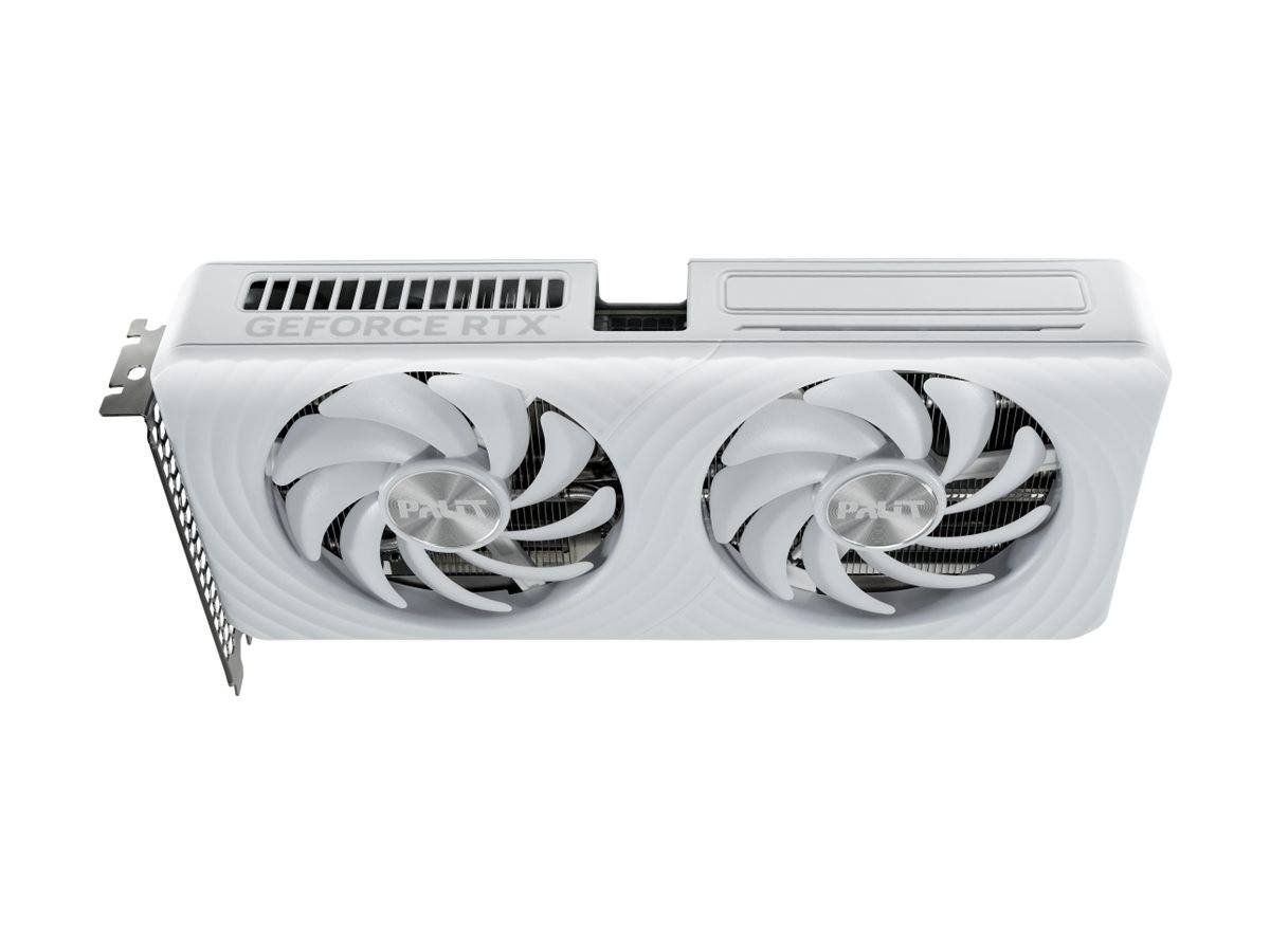 Palit GeForce RTX 5060 Ti White OC, GeForce RTX 5060 Ti, 8 Go, GDDR7, 128 bit, 7680 x 4320 pixels, PCI Express 5.0-0