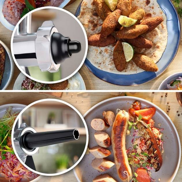 Hachoir à Viande 2100w Noir/argent Bosch MFWS660B-6