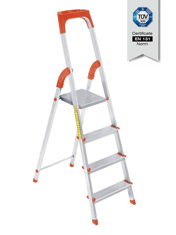 Escabeau professionnel en aluminium, avec rangement d'outils - certifié normes EN131 - SARAYLI 3 marches SARAYLI 150-1