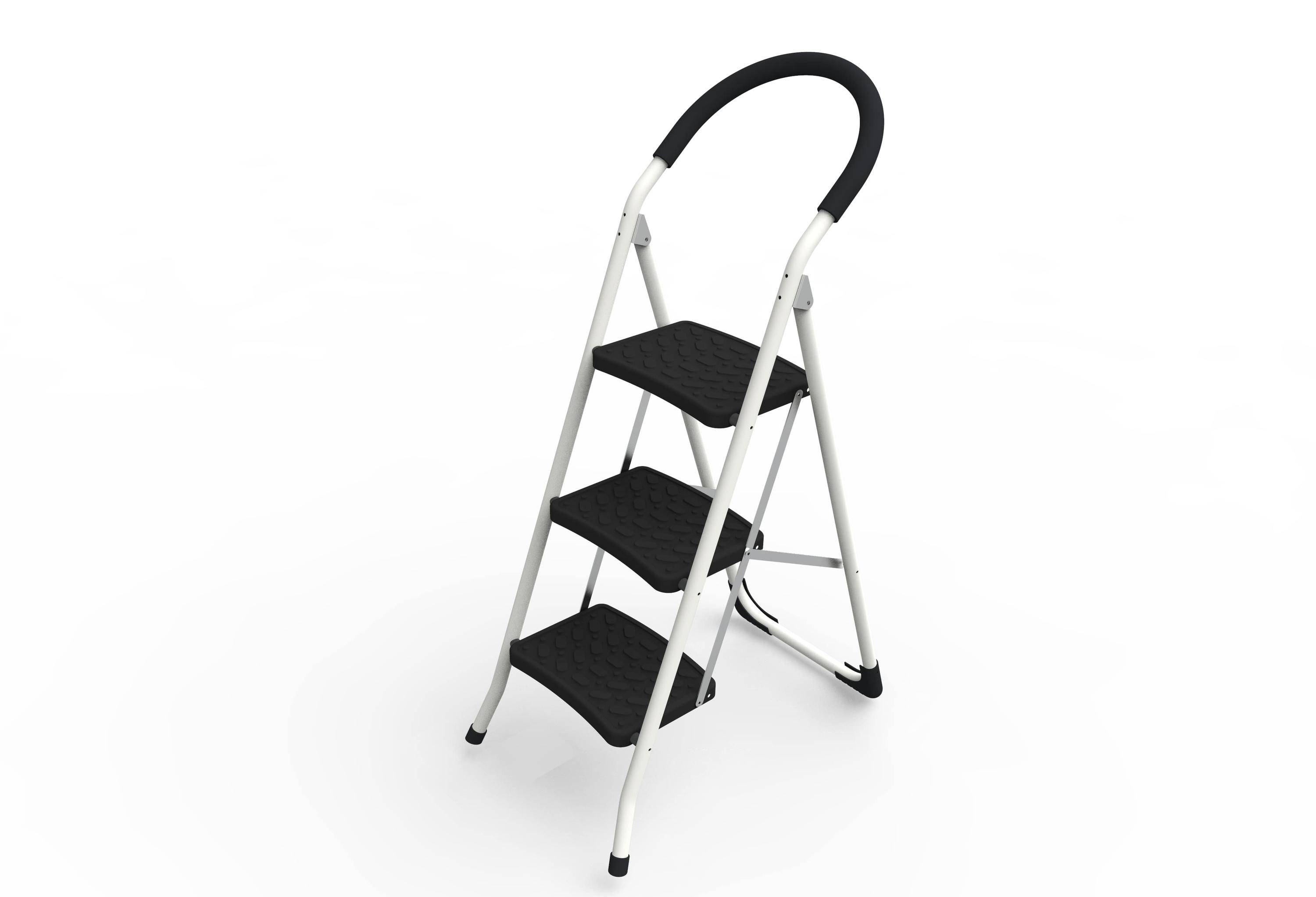 Marchepied pliable, marches appui larges 30 x 21,5 cm, antidérapante, charge max : 150 KG SARAYLI Marche pied 2 march-1