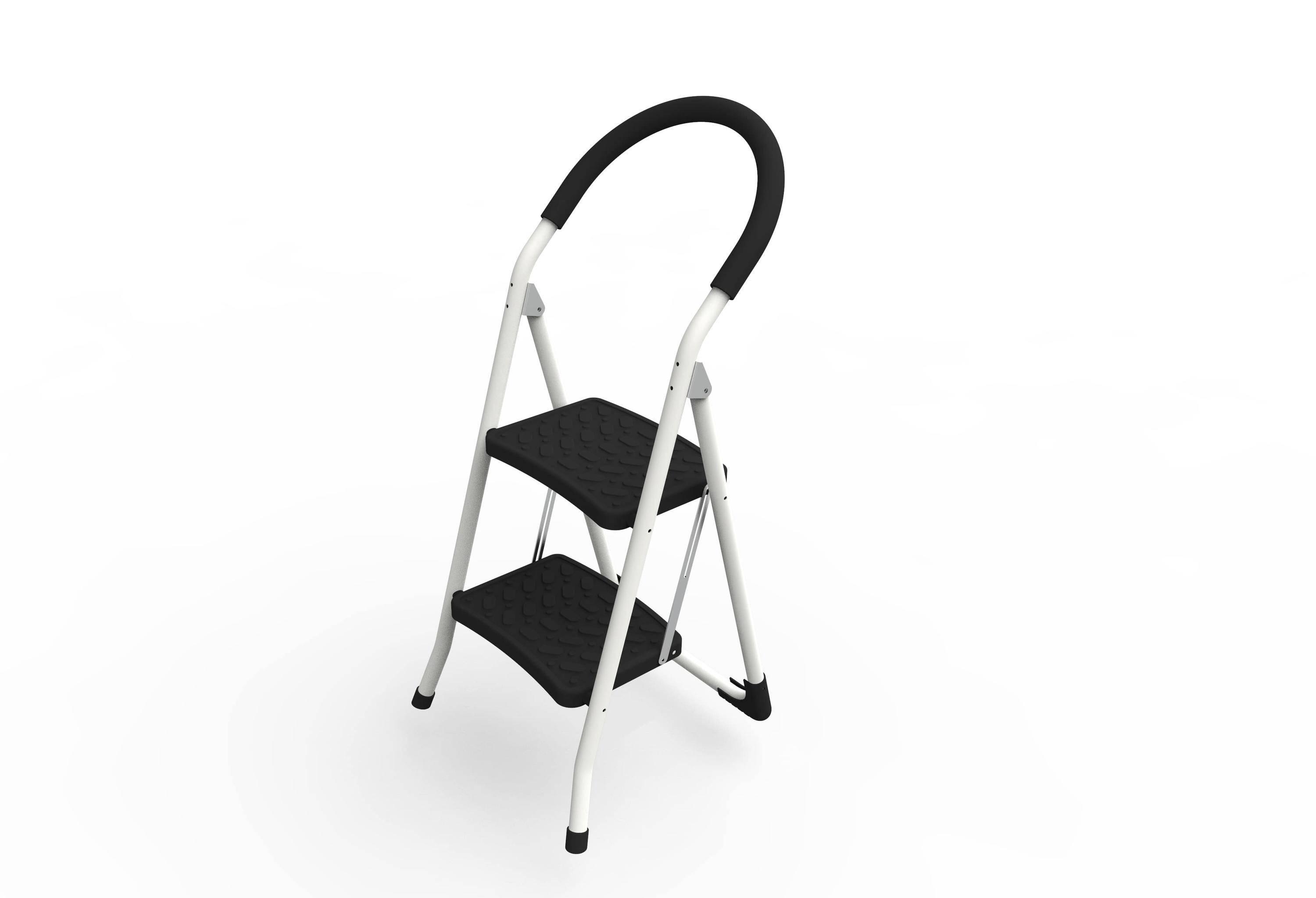 Marchepied pliable, marches appui larges 30 x 21,5 cm, antidérapante, charge max : 150 KG SARAYLI Marche pied 2 march-2