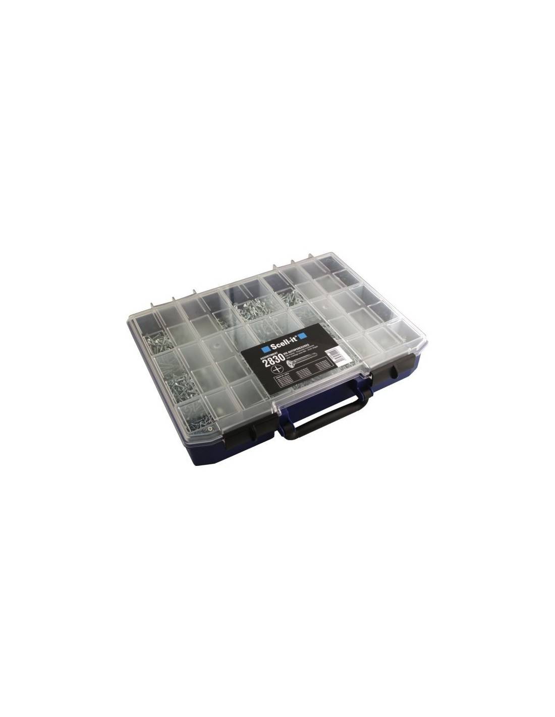 Coffret de 3000 vis autoperceuses à tête fraisée - SCELL-IT - COF004-TFC-0