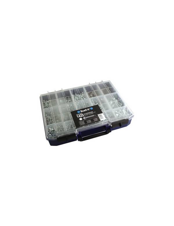 Coffret 1500 vis autoperceuses et rondelles tête hexagonale - SCELL-IT - COF005-THT
