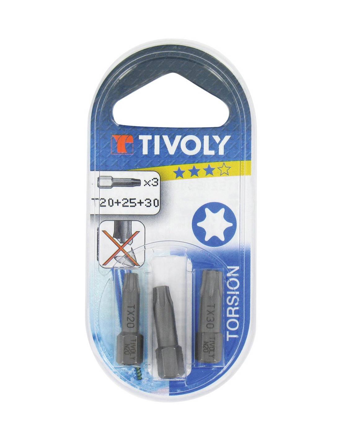Embout Torsion Pour Vis étoilée 1 T25-0