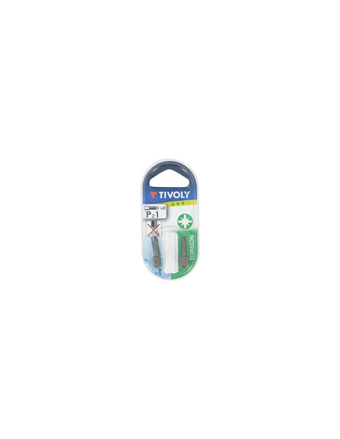 Embout Torsion Pour Vis Pz 25 Mm 2 Pz 1-0