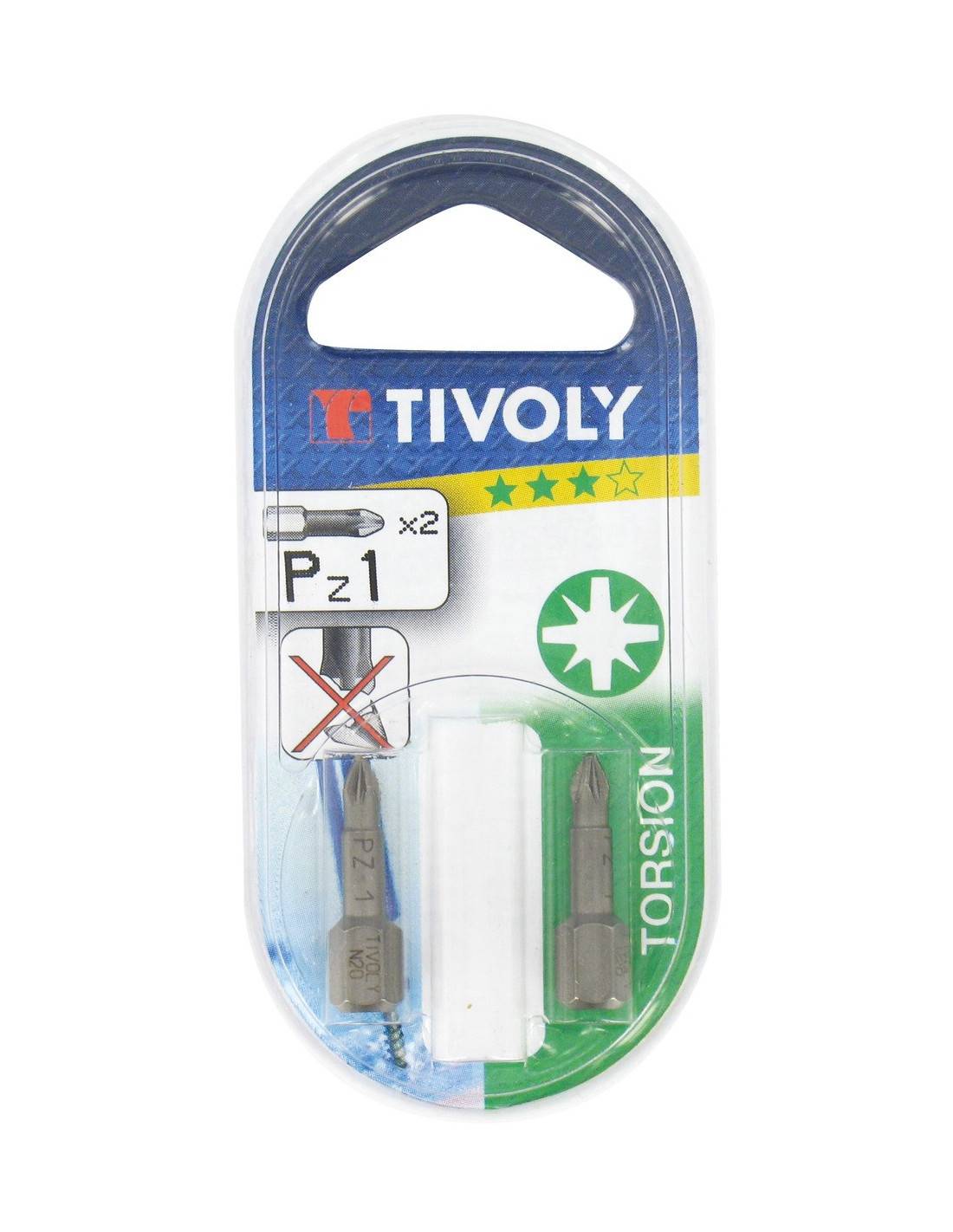 Embout Torsion Pour Vis Pz 25 Mm 2 Pz 2-0