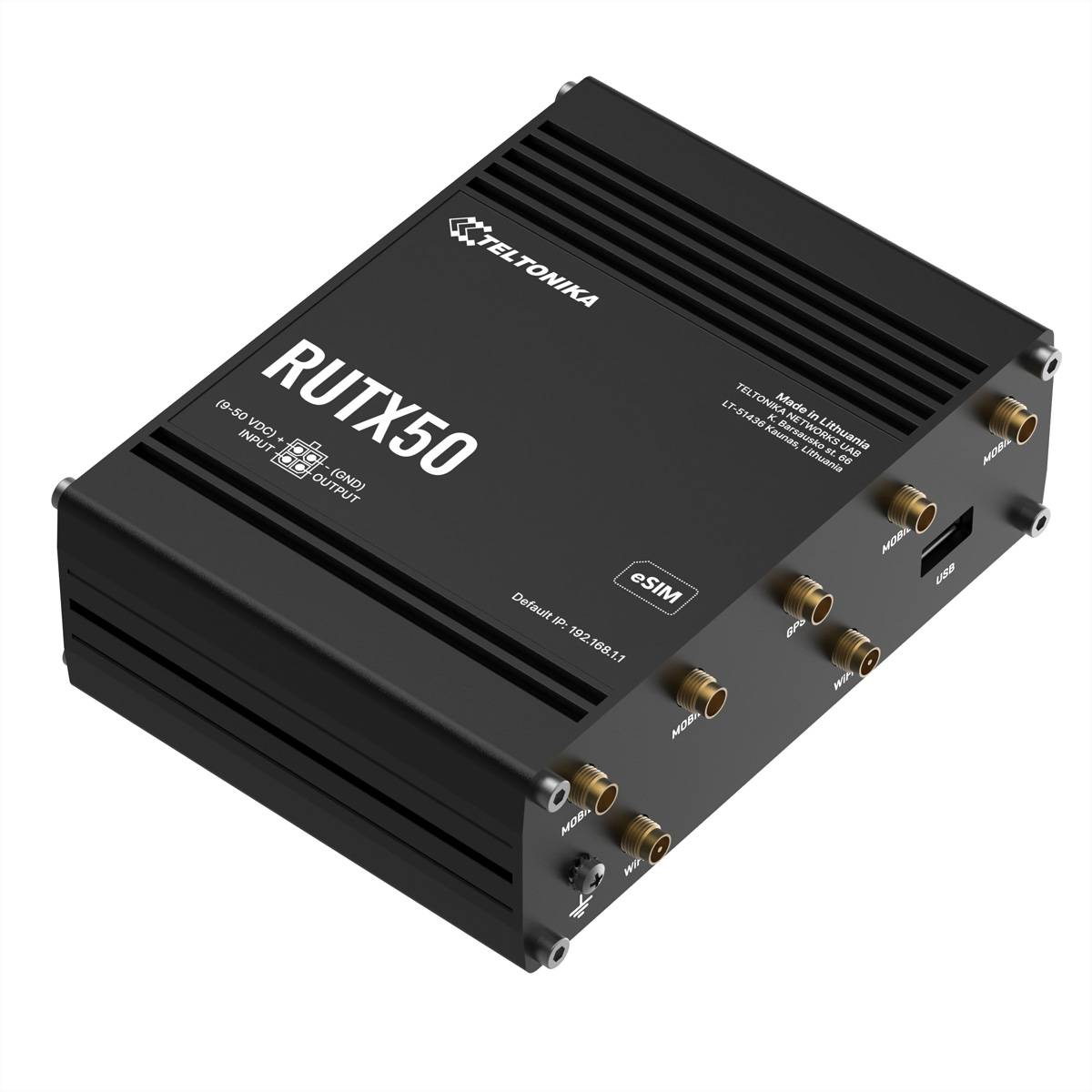 TELTONIKA RUTX50 5G/4G/LTE Routeur industriel eSIM Version-0