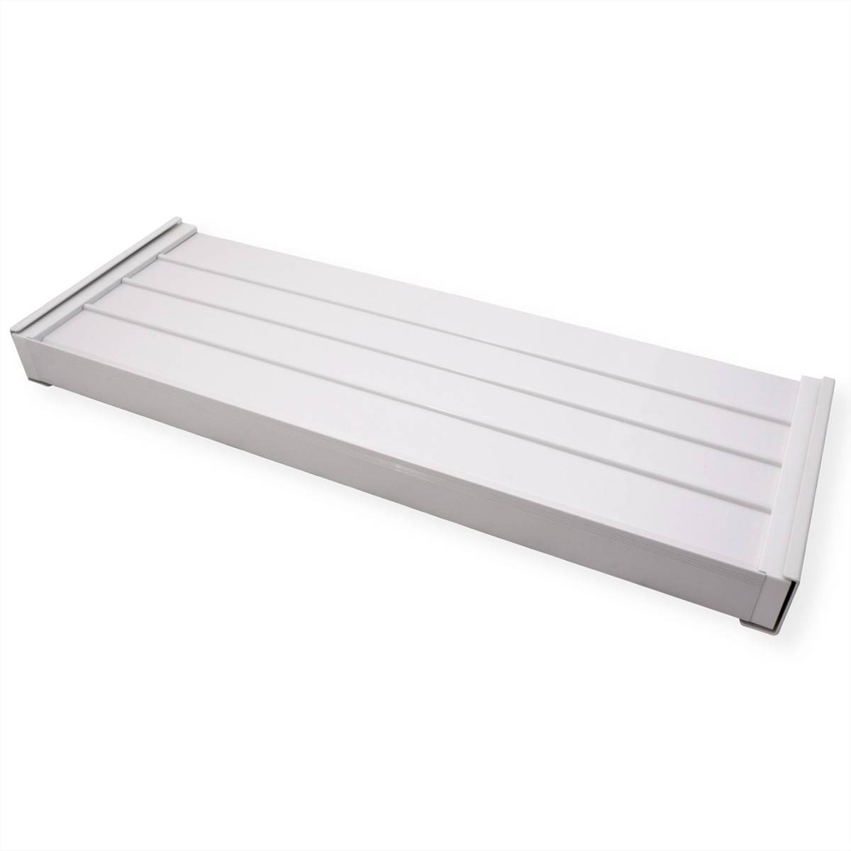VALUE Tiroir sous bureau ultra-mince, grand modèle, blanc-2
