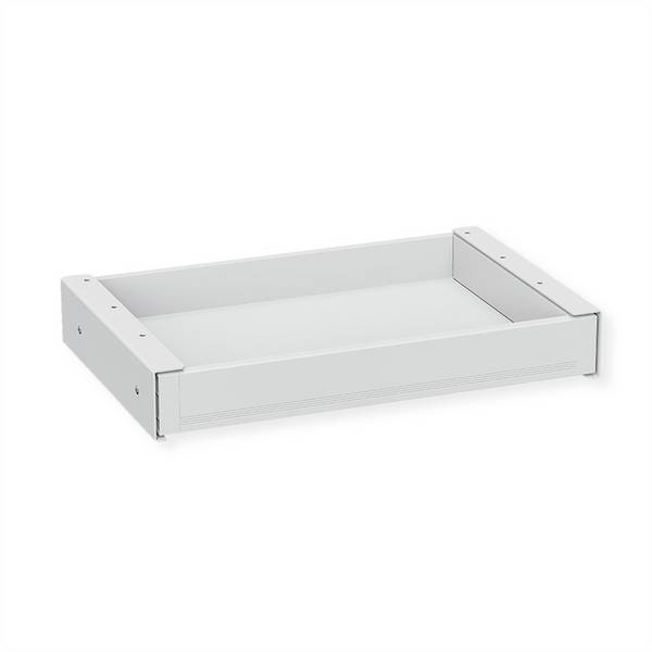VALUE Tiroir sous bureau ultra-mince, taille moyenne, blanc