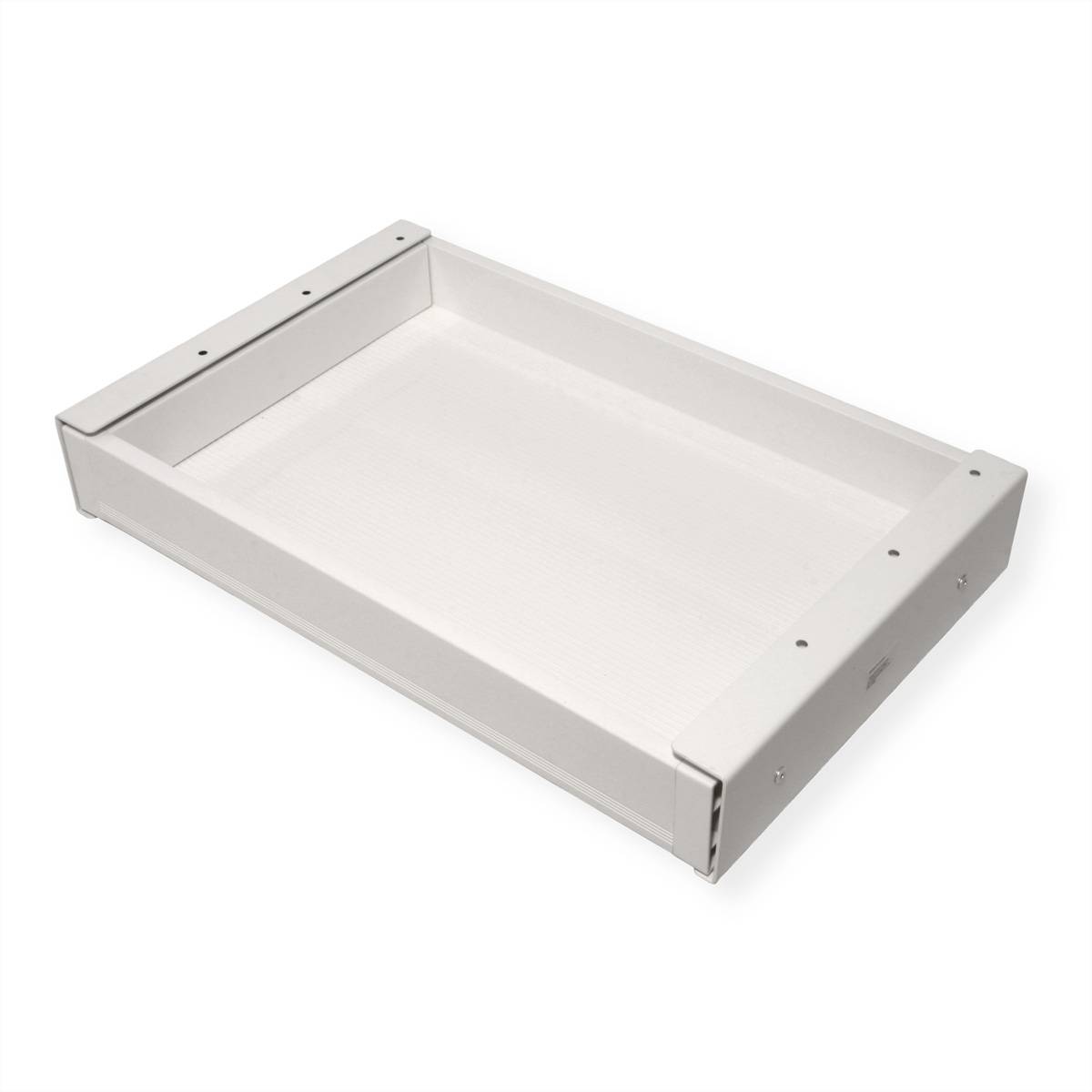 VALUE Tiroir sous bureau ultra-mince, taille moyenne, blanc-2