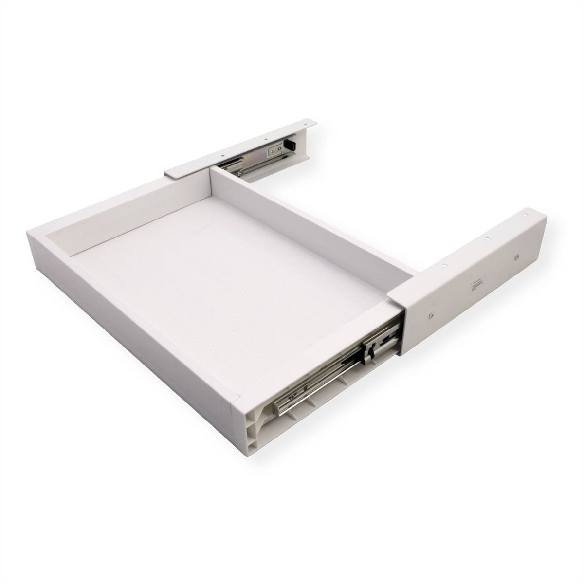 VALUE Tiroir sous bureau ultra-mince, taille moyenne, blanc-3