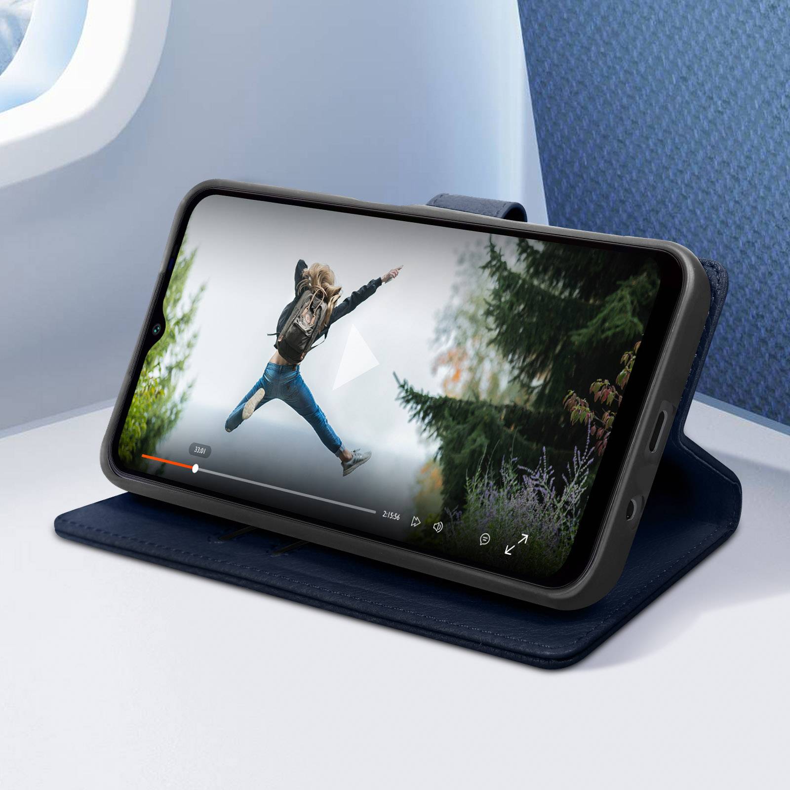 Étui pour Huawei P30 Portefeuille et Support Vidéo-2