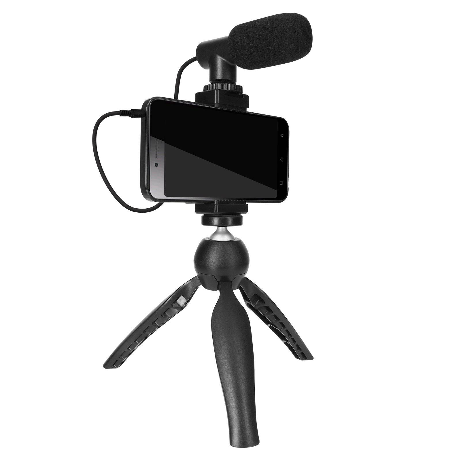 Pack Stream et Vlog pour Smartphone avec Trépied Stable et Micro-0