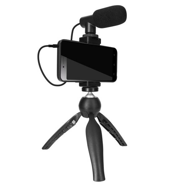 Pack Stream et Vlog pour Smartphone avec Trépied Stable et Micro