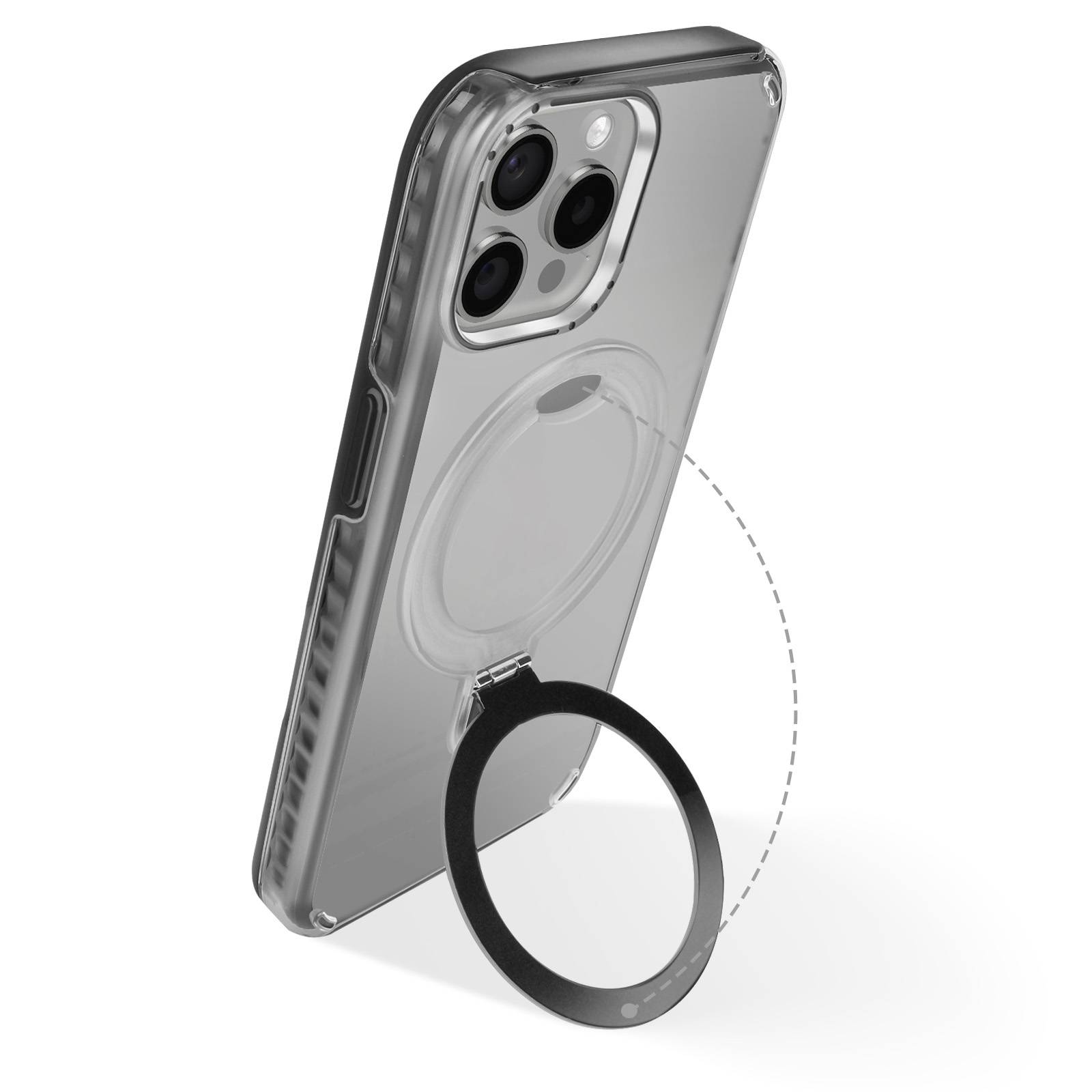 Coque MagSafe pour iPhone 13 Pro Antichoc avec Support Pliable-2
