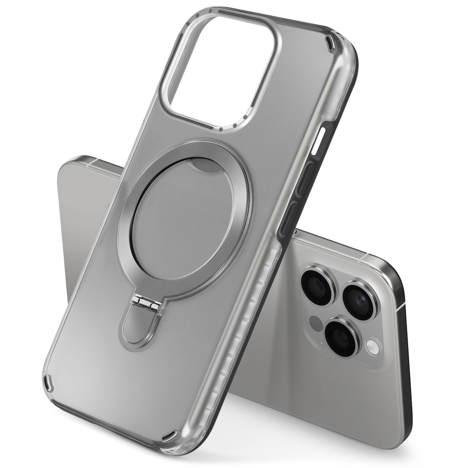 Coque MagSafe pour iPhone 13 Pro Antichoc avec Support Pliable-3