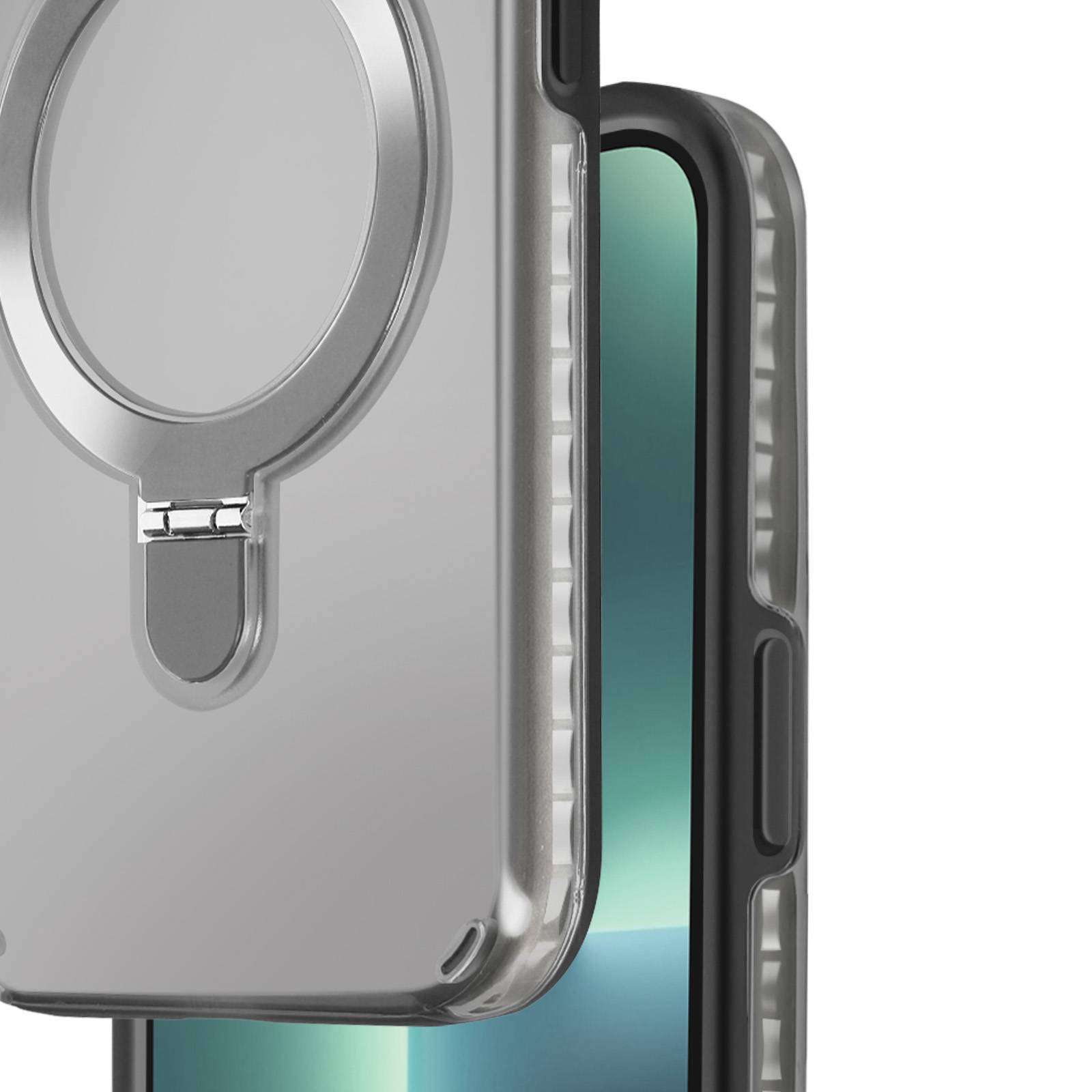 Coque MagSafe pour iPhone 13 Pro Antichoc avec Support Pliable-4
