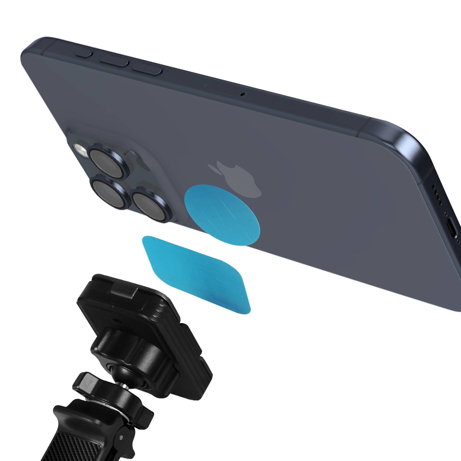 Support Voiture Smartphone Fixation Grille d'aération Rotatif 360°-2