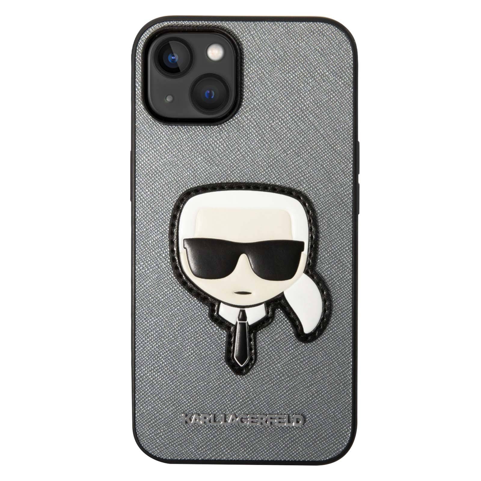Coque pour iPhone 14 Plus Effet Cuir Stylé Protection Rigide-0