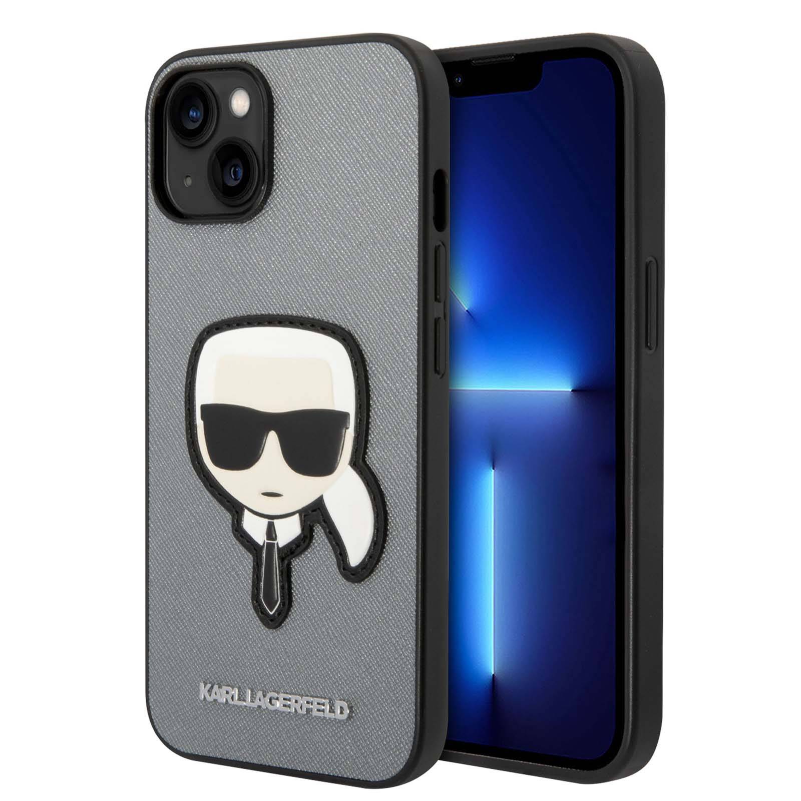 Coque pour iPhone 14 Plus Effet Cuir Stylé Protection Rigide-1