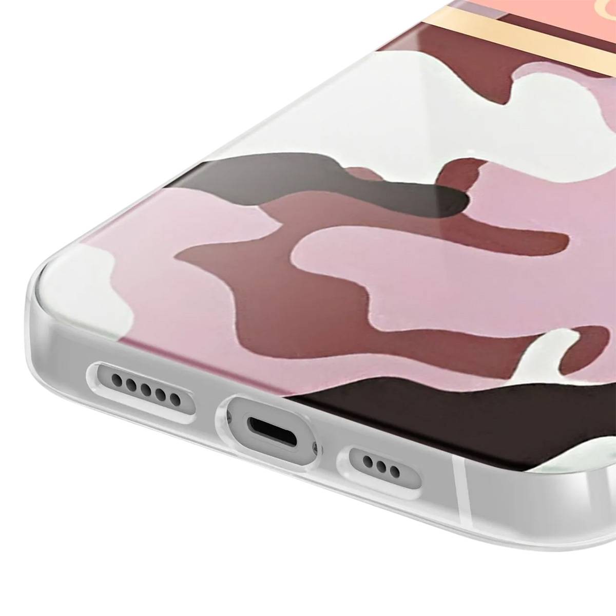Coque pour Apple iPhone 13 Pro Camo avec lanière nylon-3