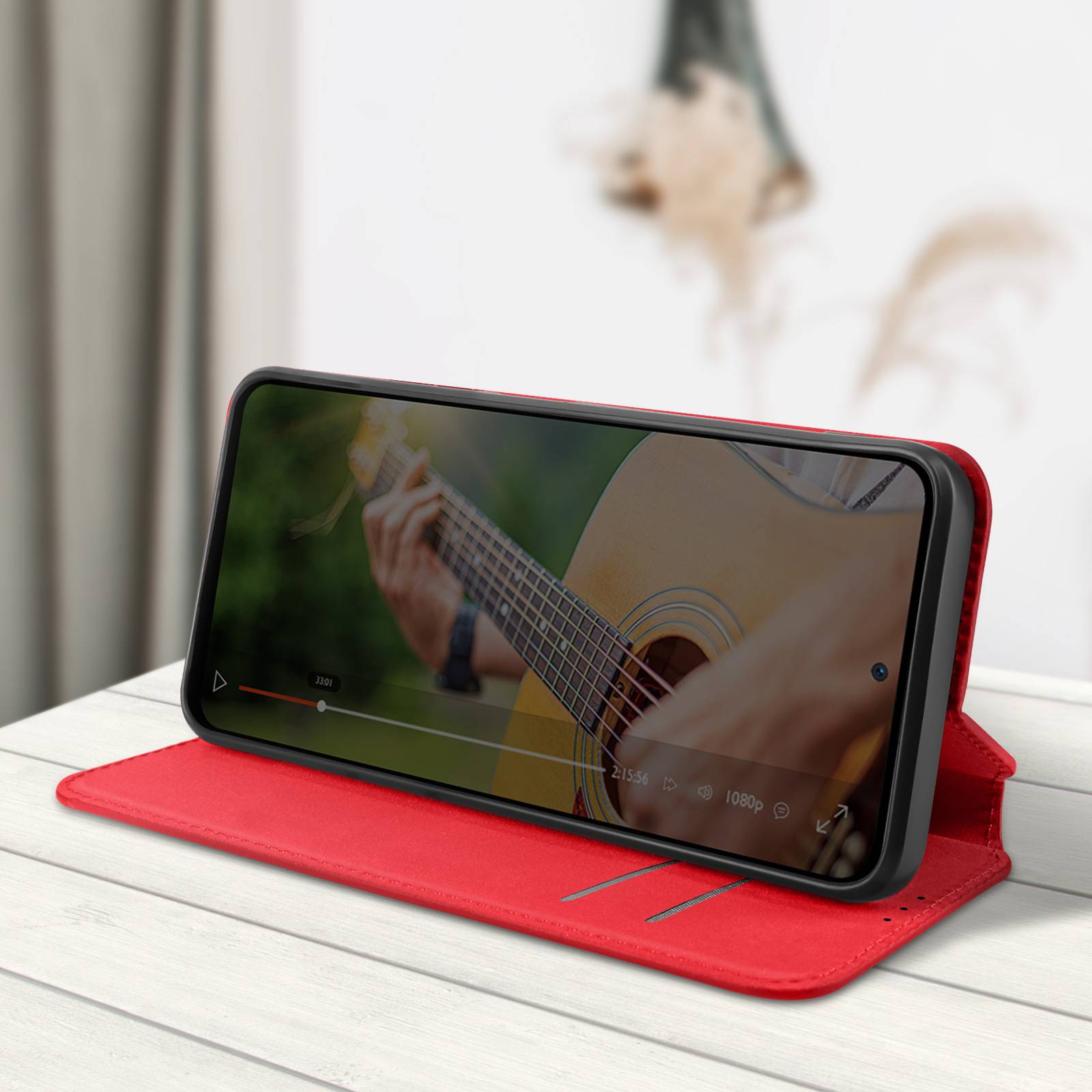 Étui pour Samsung Galaxy S7 Porte-carte Support Vidéo Clapet Magnétique-3