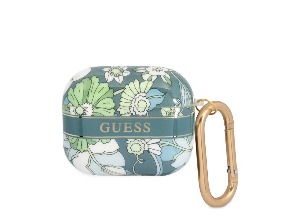 Coque pour Airpods 3 Flowers avec Anneau-0