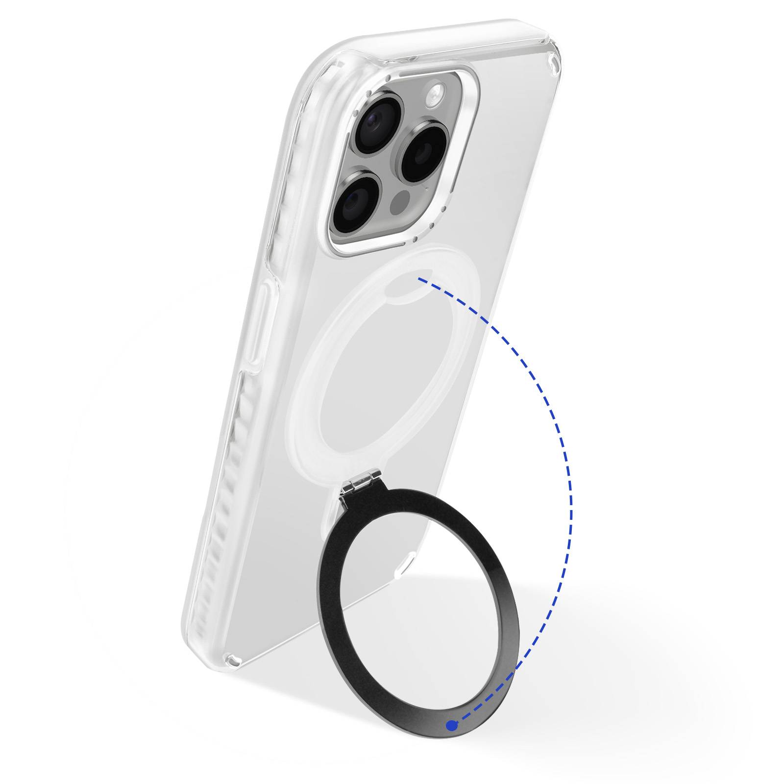 Coque MagSafe pour iPhone 14 Pro Antichoc avec Support Pliable-2