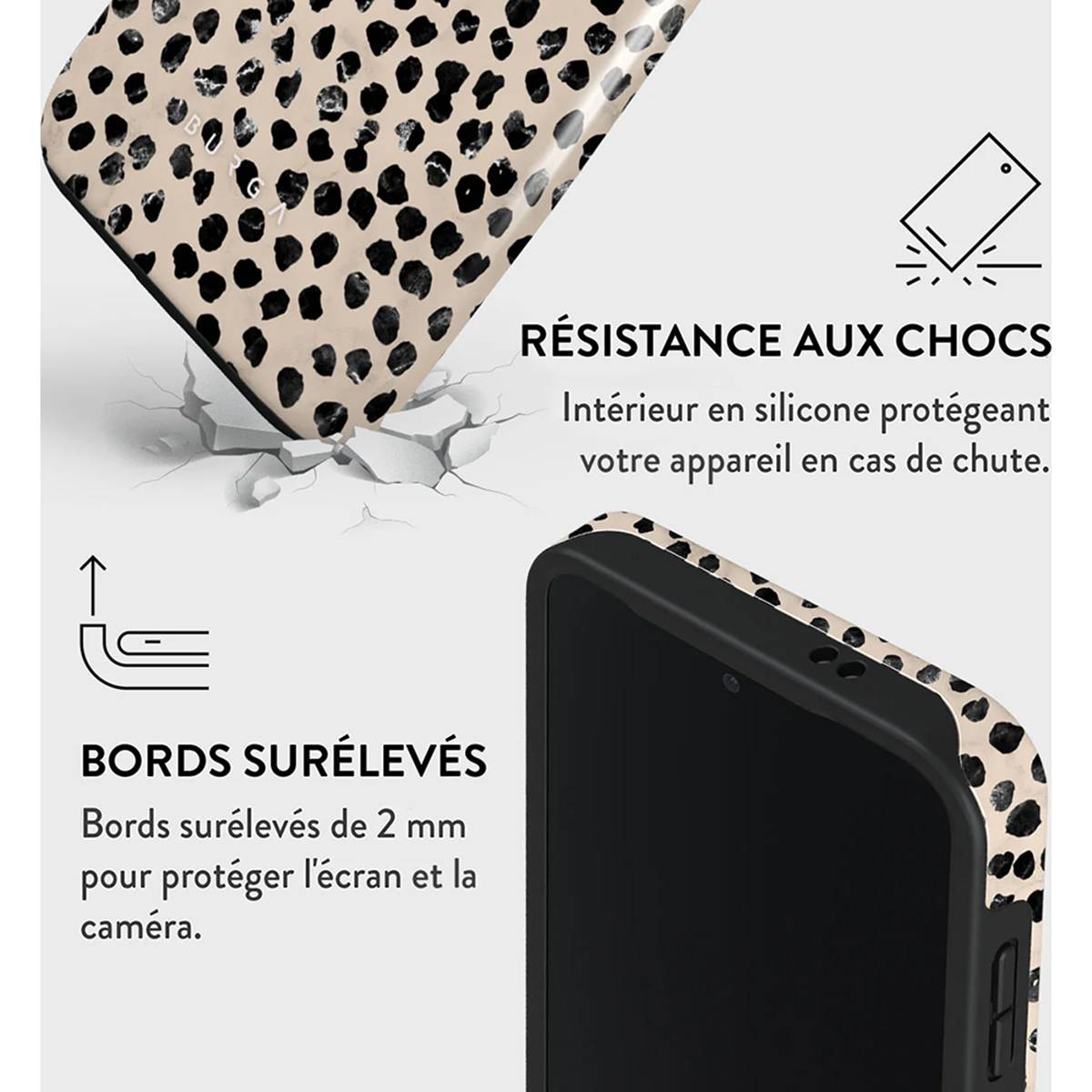 Coque pour Galaxy S24 Tough Antichocs Modèle Almond Latte-3