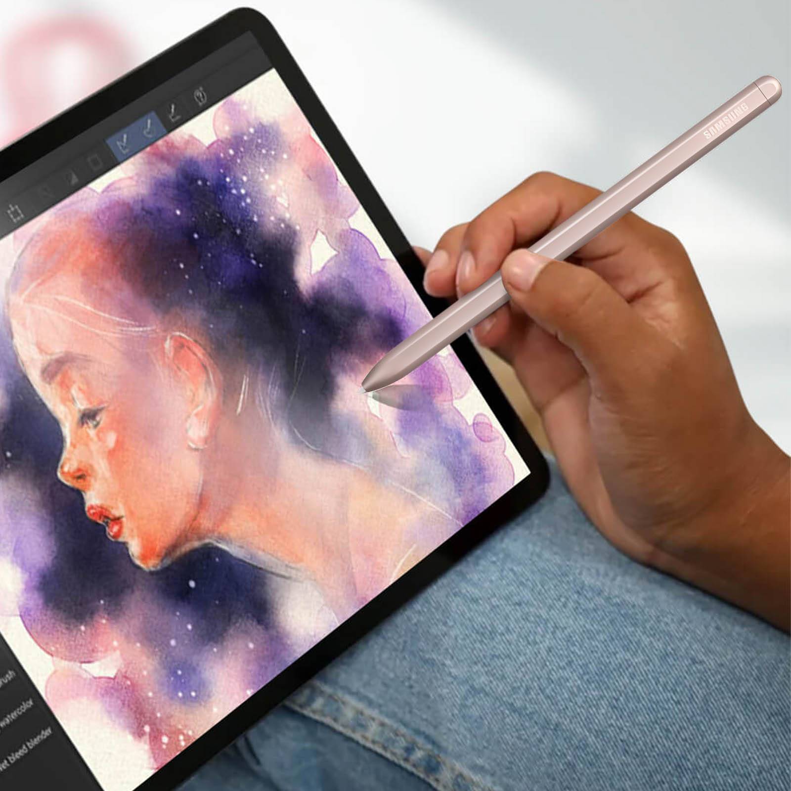 Stylet S Pen pour Samsung Galaxy Tab S7 FE Pointe Fine 0.7mm-2