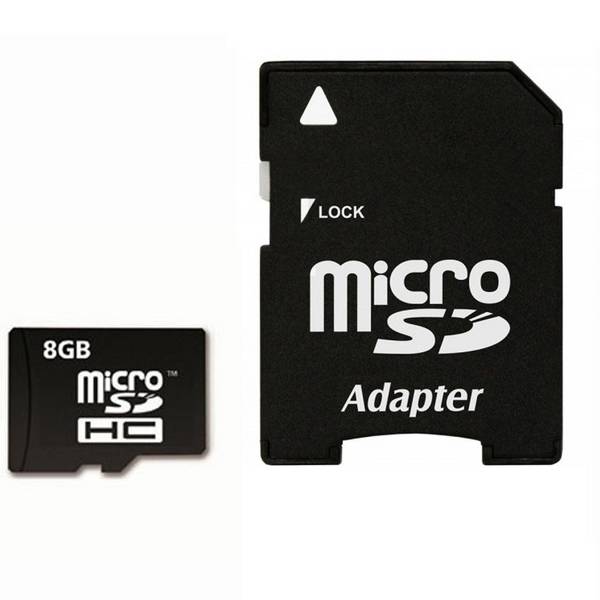 Carte mémoire Micro-SD 8Go classe 6 + Adaptateur SD