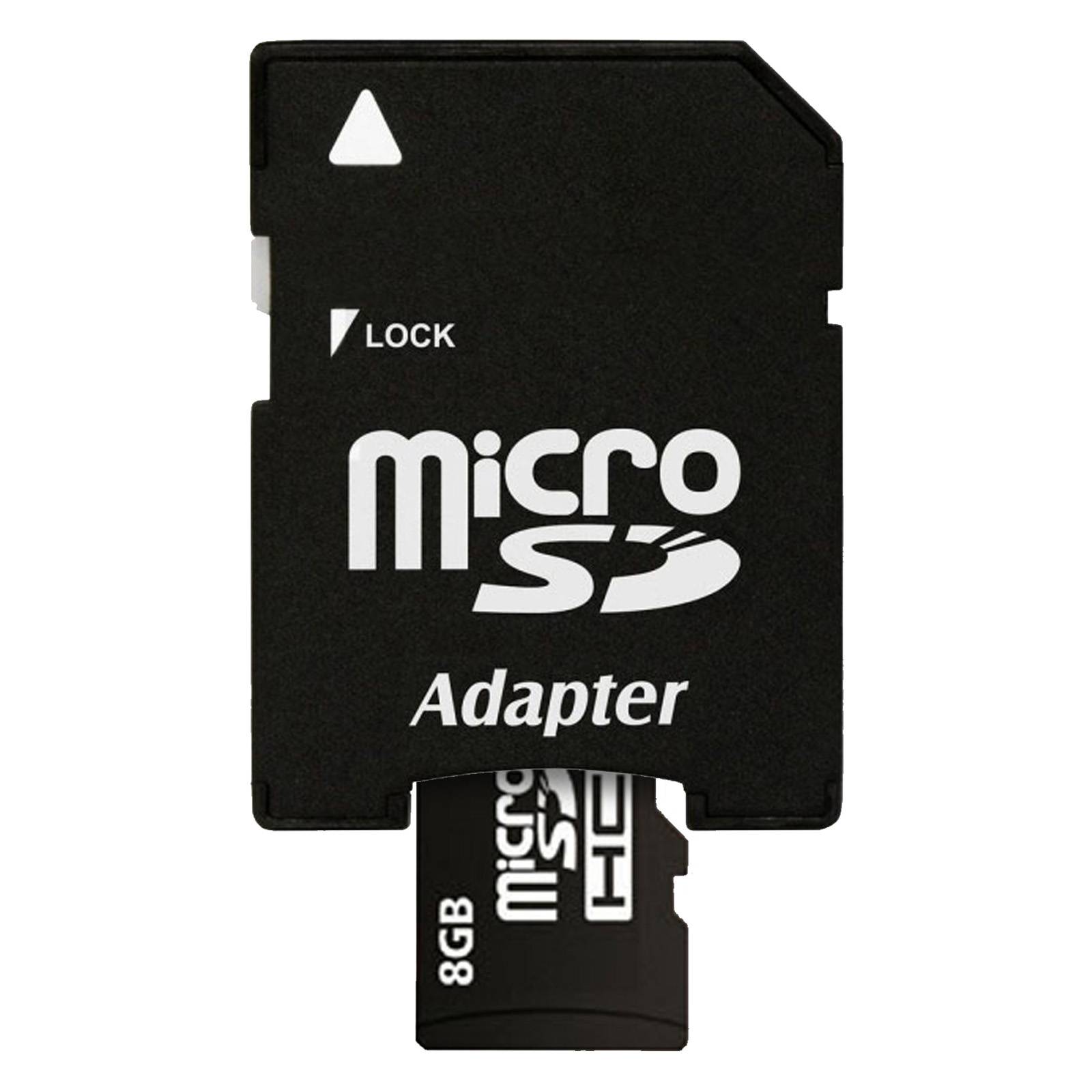Carte mémoire Micro-SD 8Go classe 6 + Adaptateur SD-1