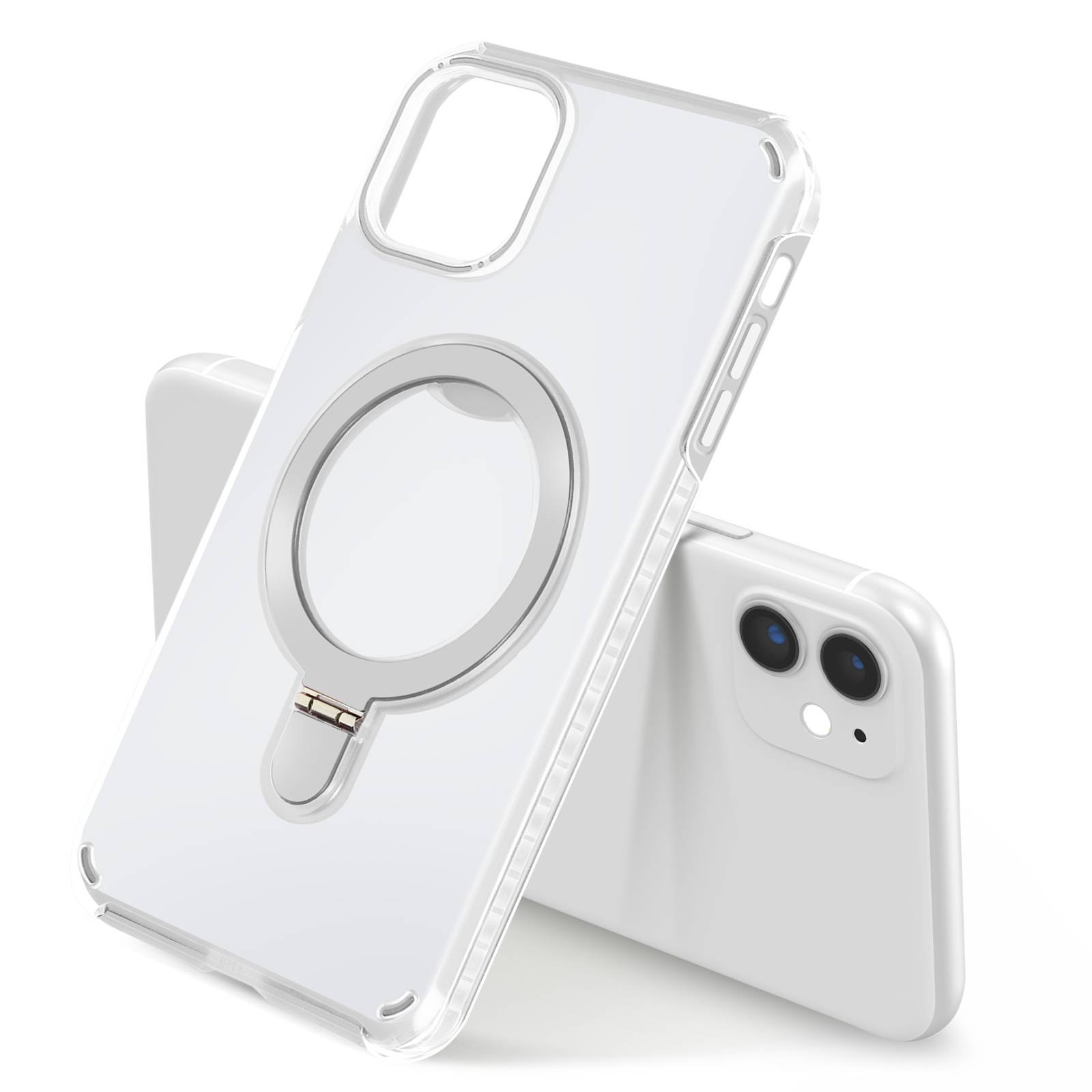 Coque MagSafe pour iPhone 11 Antichoc avec Support Pliable-2