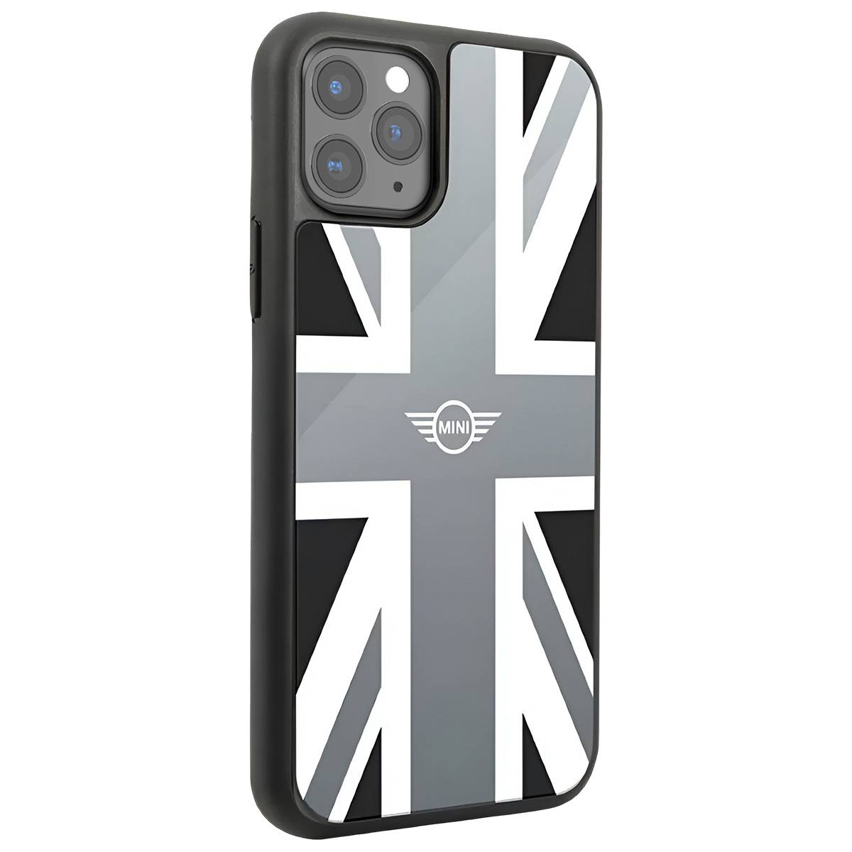 Coque pour iPhone 11 Pro Max en TPU Motif Union Jack en Arrière-2