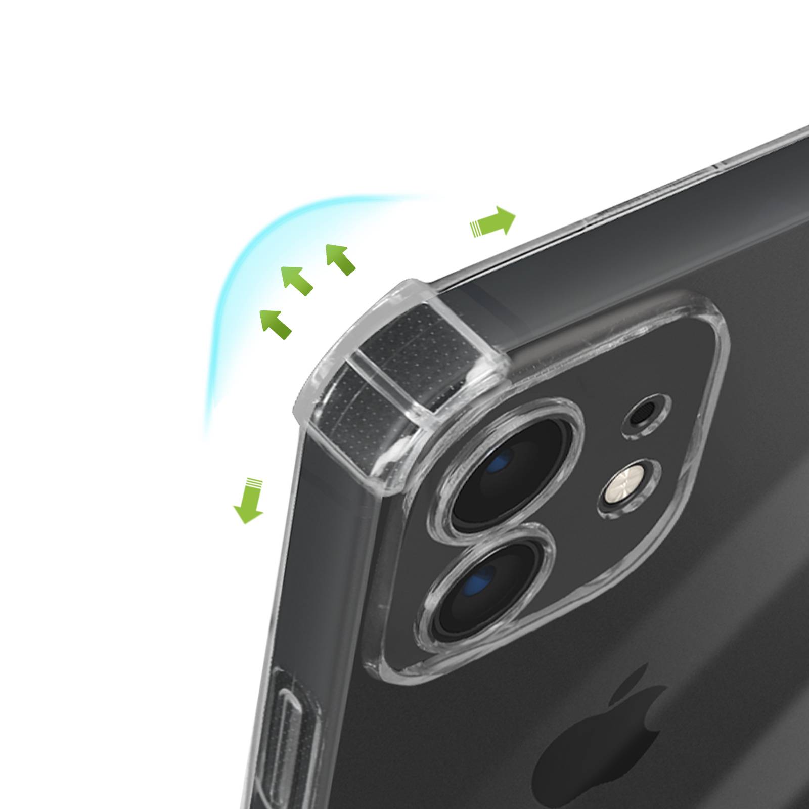 Coque pour iPhone 11 Antichoc Flexible Coins renforcés-2