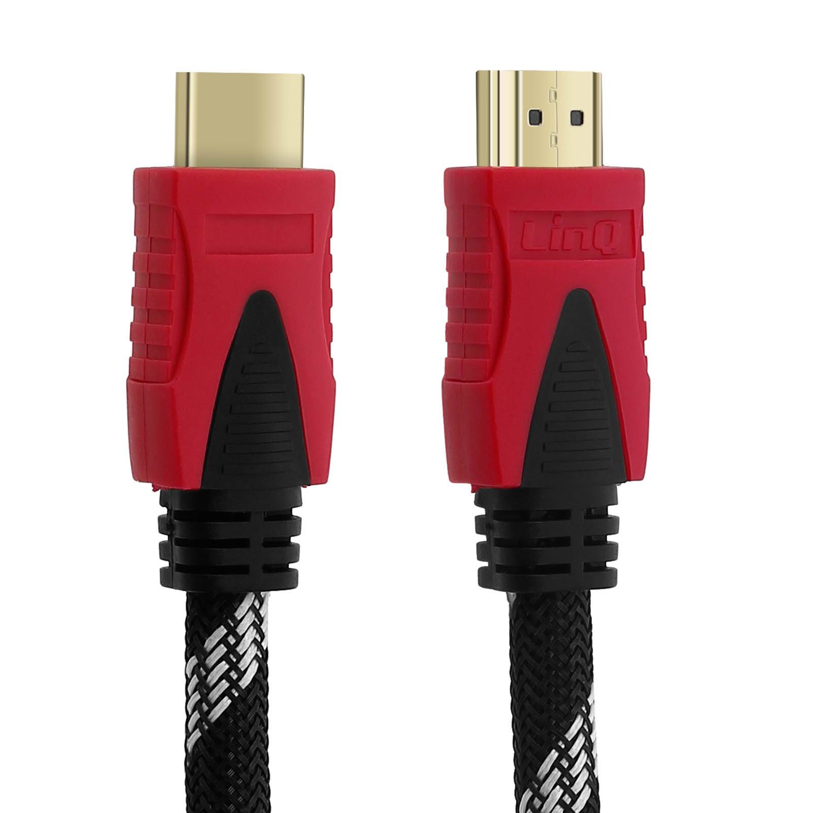 Câble Vidéo HDMI vers HDMI Mâle 4K Full HD Haut Débit 1.8m-0