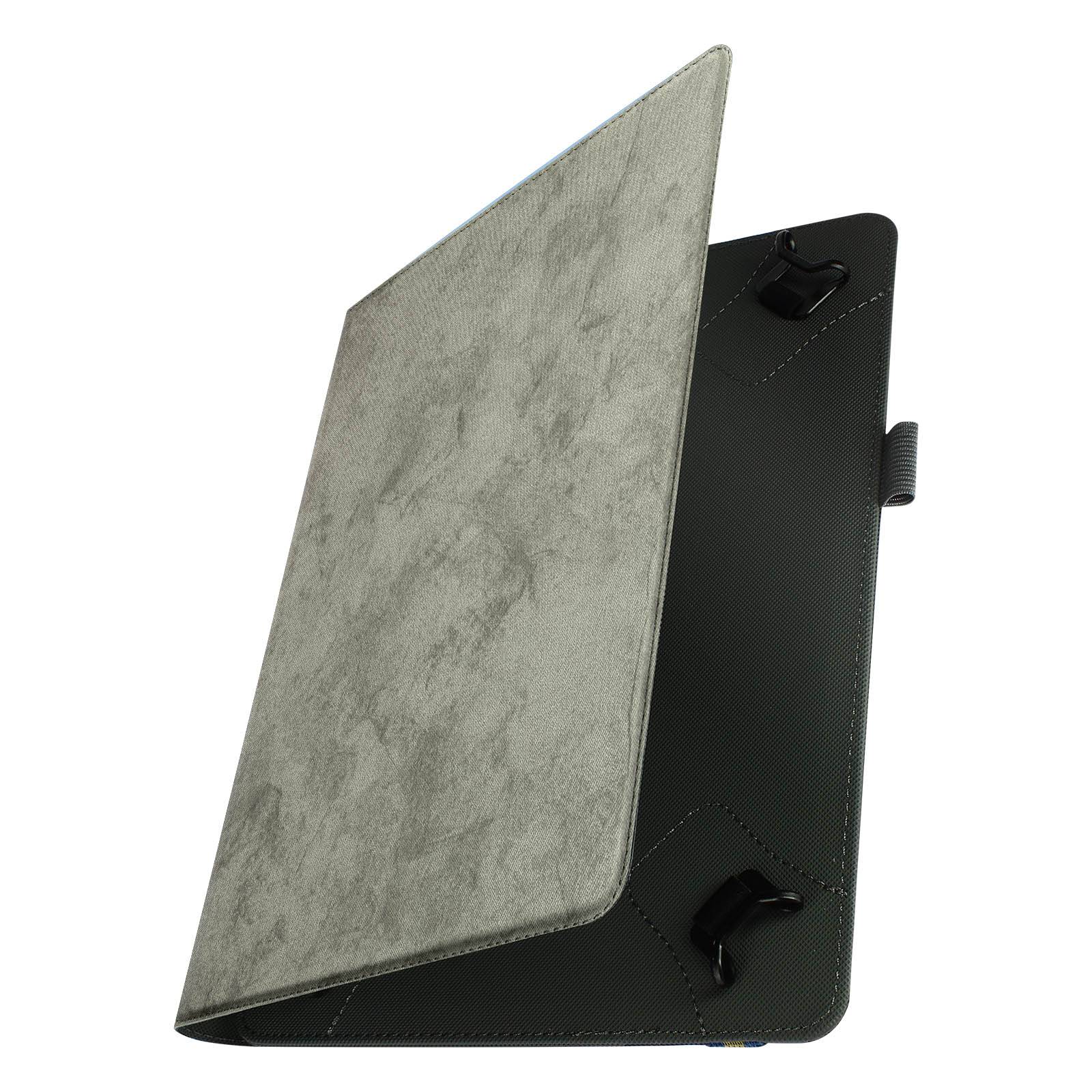 Étui pour Tablette 10 pouces Universel Simili cuir Design marbre Support vidéo-0