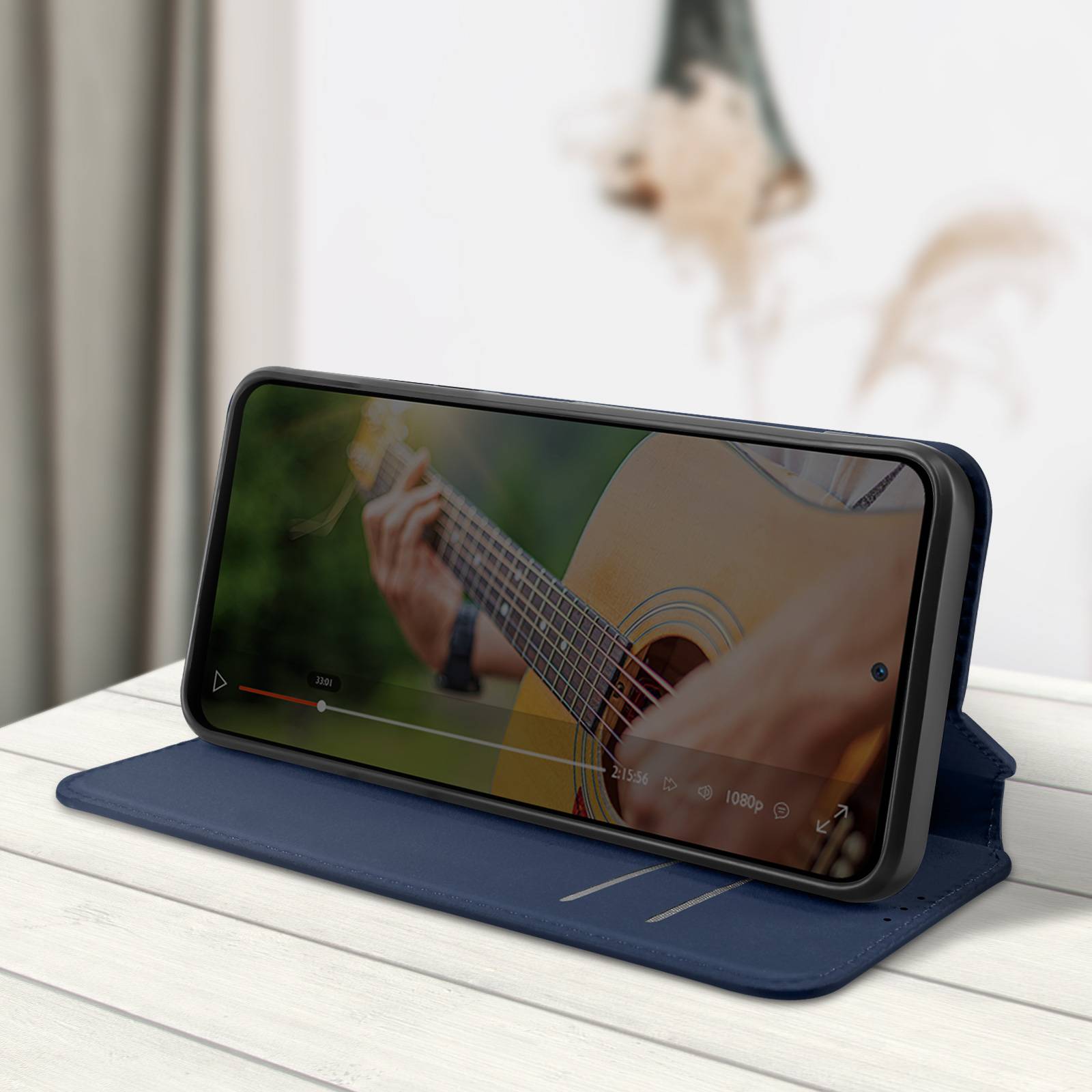 Étui pour iPhone 11 Pro Porte-carte Support Vidéo Clapet Magnétique-2