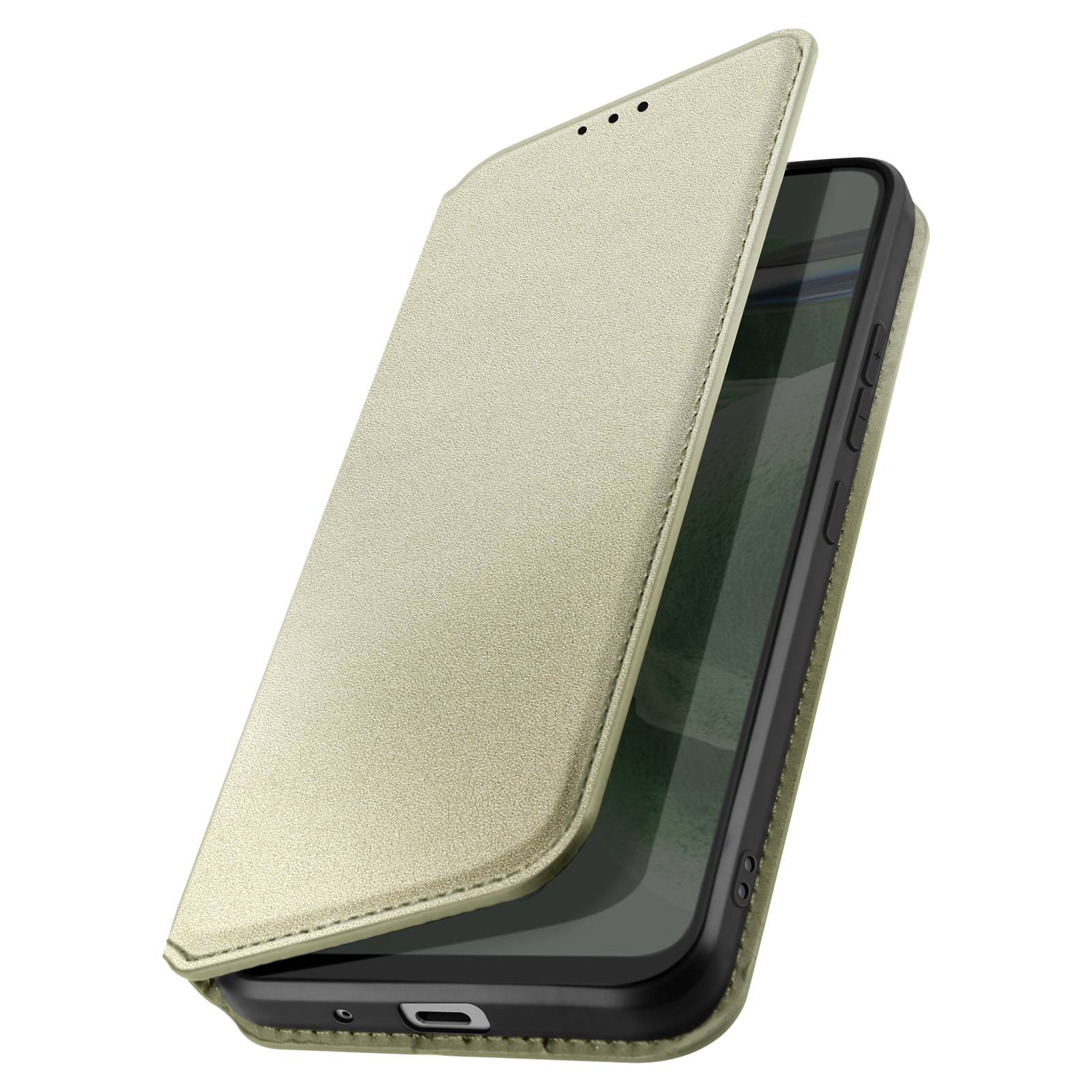 Étui pour iPhone 13 Pro Max Porte-carte Support Vidéo Clapet Magnétique-0