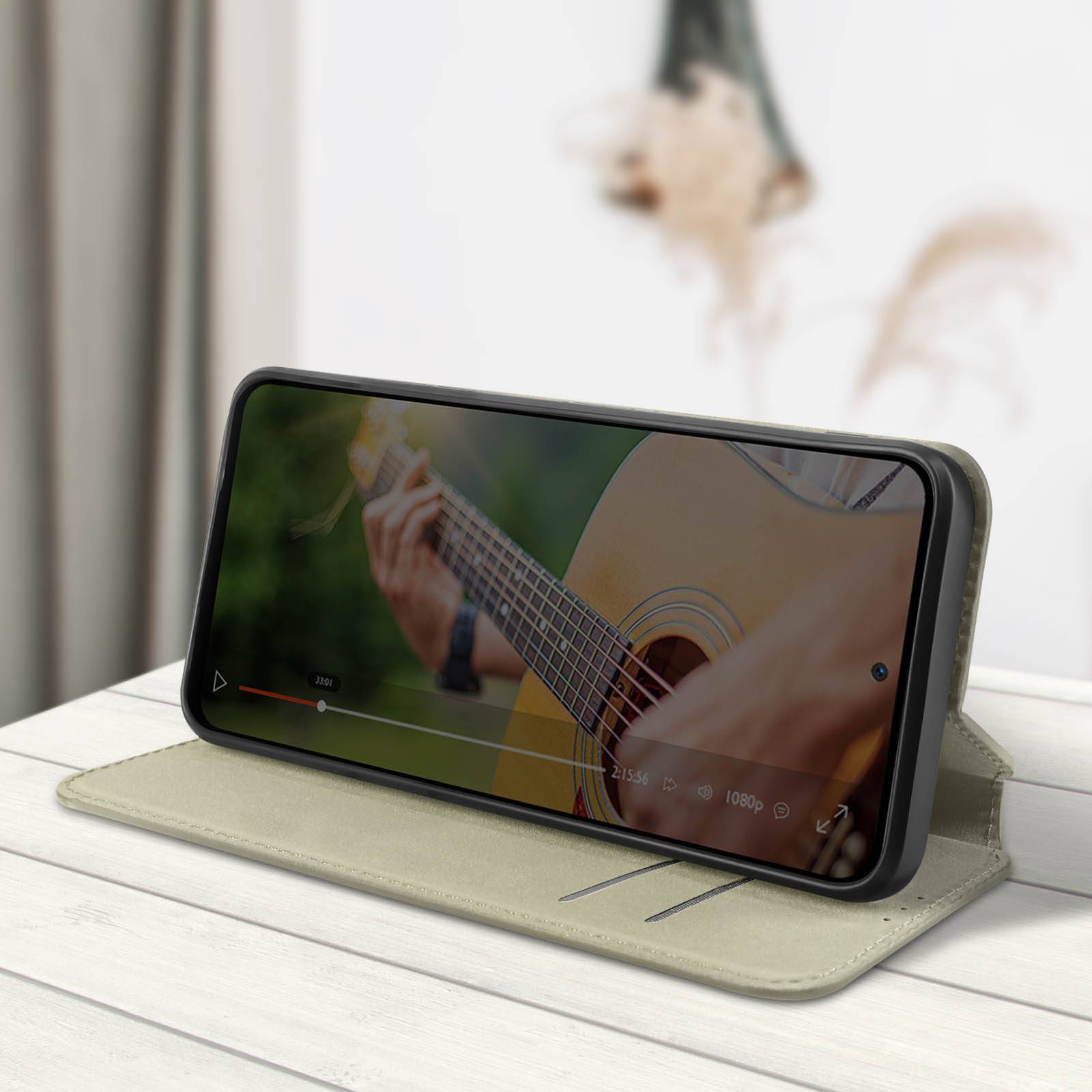 Étui pour iPhone 13 Pro Max Porte-carte Support Vidéo Clapet Magnétique-3